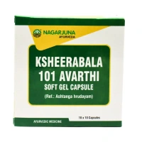 NAGARJUNA  Ksheerabala 101 Avarthi Capsule - Nagarjuna - 10Capsule