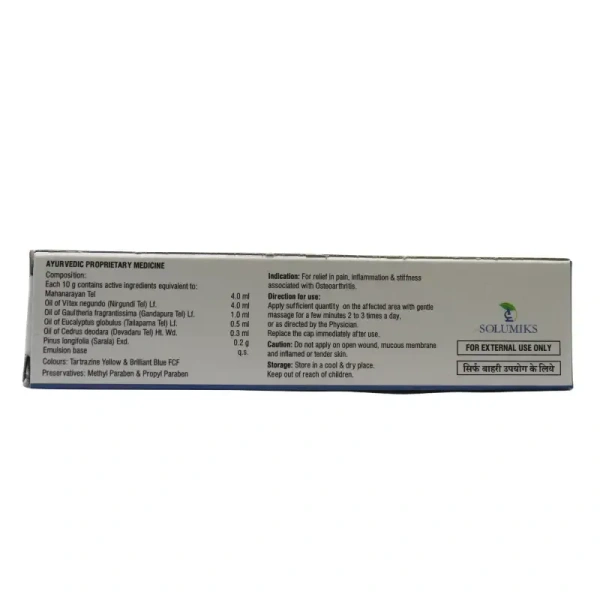 SOLUMIKS HERBACEUTICALS Myostaal Gel - Solumik - 30Gm