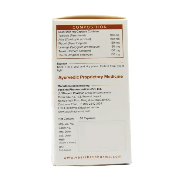 VASISHTA PHARMA Mahim 6 Capsule - Vasishta - 60 Capsules