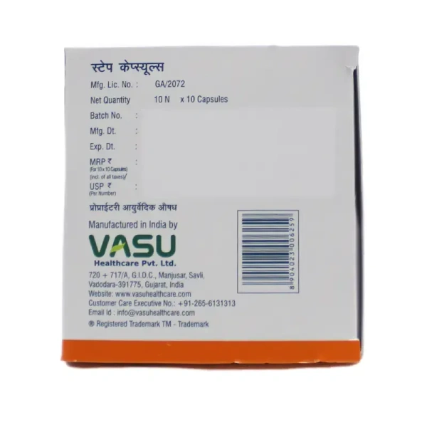 VASU PHARMACEUTICALS Step Capsule - Vasu  - 10 Capsules