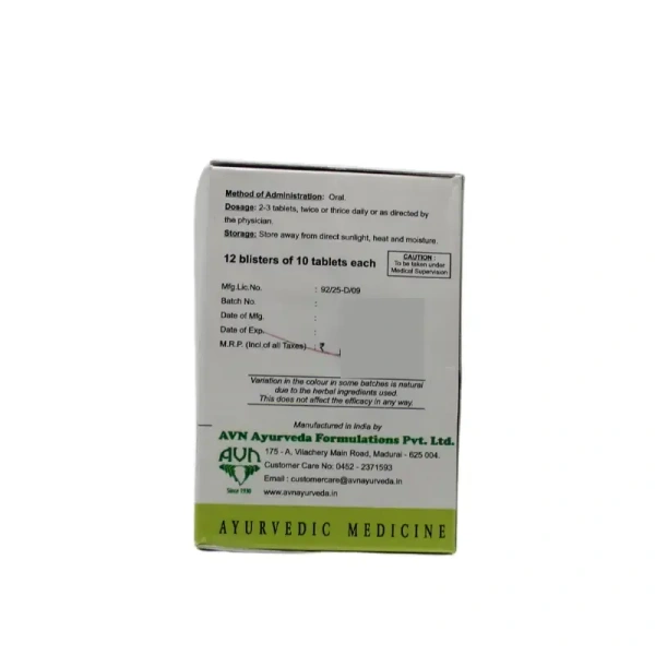 AVN AYURVEDA FORMULA Rasnadi(S) Kashayam Tablet - Avn Ayurveda - 100Tablet