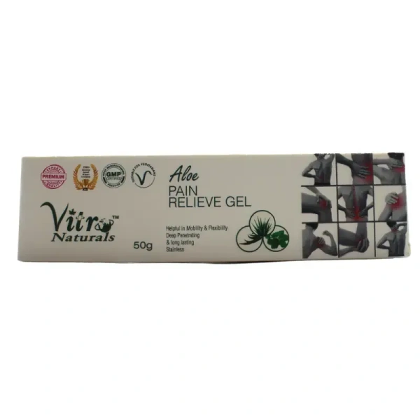 VITROMED HEALTHCARE Aloe Pain Relieve Gel - Vitromed - 50Gm