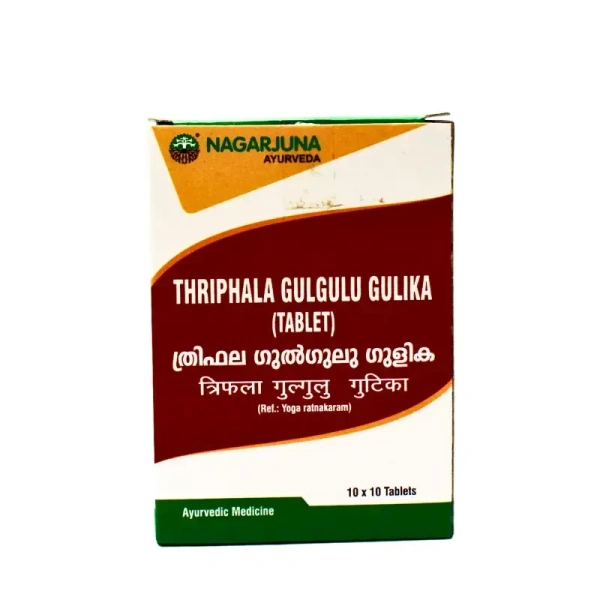 NAGARJUNA  Triphala Guggulu Tablet - Nagarjuna - 10Tablet