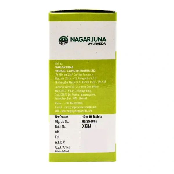 NAGARJUNA  Urease Tablet - Nagarjuna - 10Tablet