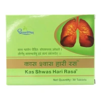 SHREE DHOOTAPAPESHWAR Kas Shwas Hari Rasa - Shree Dhootapapeshwar - 30 Tablets