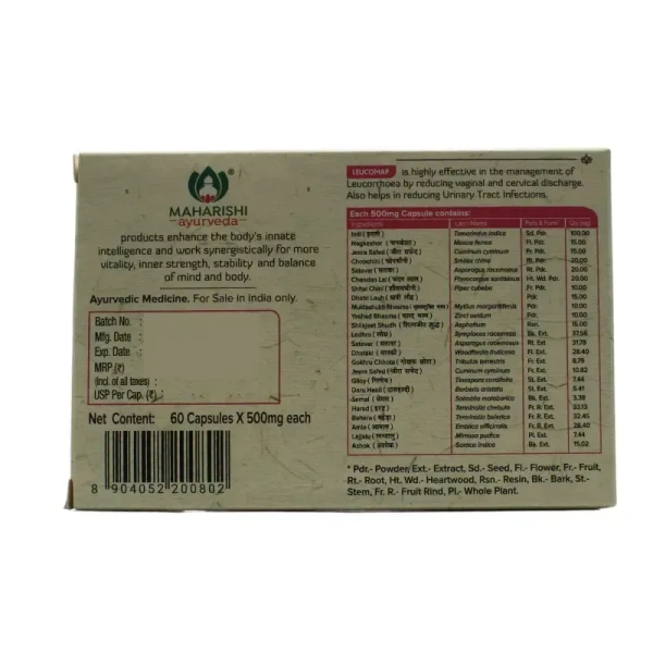 MAHARISHI AYURVEDA  Leucomap Capsule - Maharishi - 10Capsule