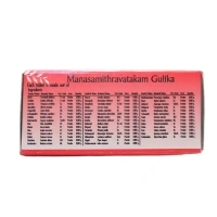 THE ARYA VAIDYA PHARMACY Manasamithra Vatakam - AVP - 10 Tablets