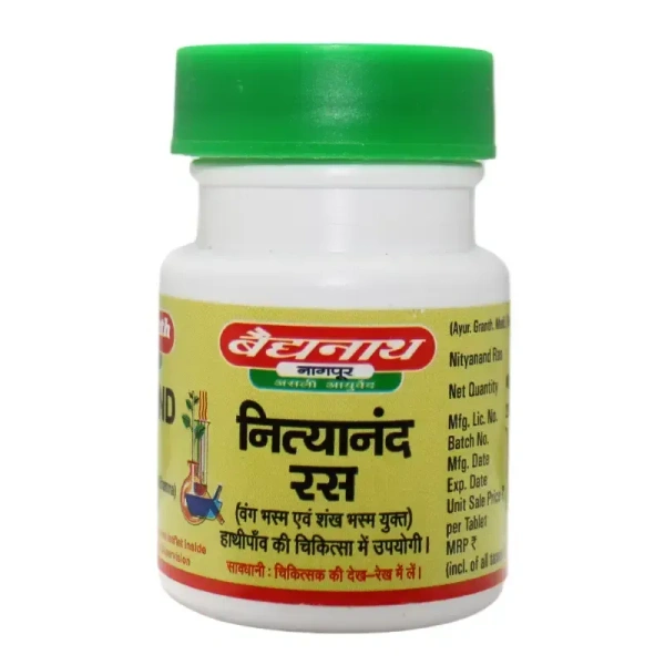 BAIDYANATH  Nityanand Ras 40Tab-Baidyanath - 40Tablet