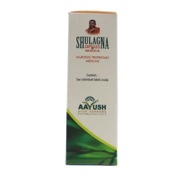 AYUR ASHRAMA PHARMACEUTICALS Shulagna Cap And Pain Oil 1Set - Ayur Ashrama - 1Set