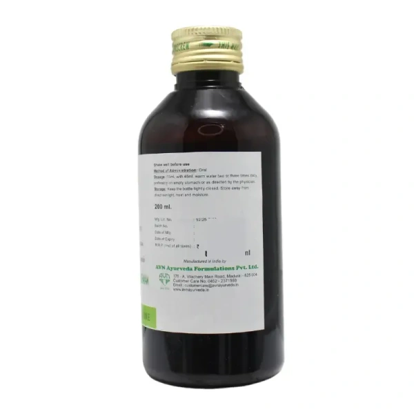 AVN AYURVEDA FORMULA Pathyakshadatryadi Kashaya - Avn Ayurveda - 200Ml