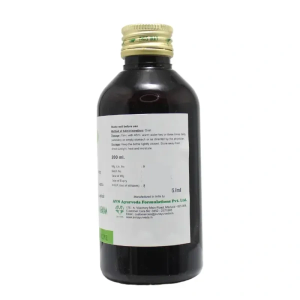 AVN AYURVEDA FORMULA Patolakaturohinyadi Kashayam - Avn Ayurveda - 200Ml