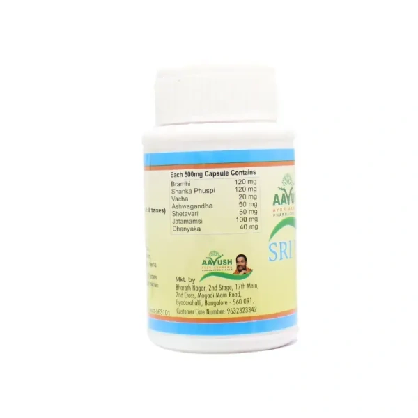 AYUR ASHRAMA PHARMACEUTICALS Sri Vidya Capsule - Ayur Asharam - 60Capsule