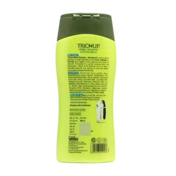 VASU PHARMACEUTICALS Trichup Shampoo Anti Dandruff - Vasu  - 200Ml