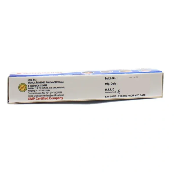 WEMCA REMEDIES Vranaharin Ointment - Wemca - 15Gm