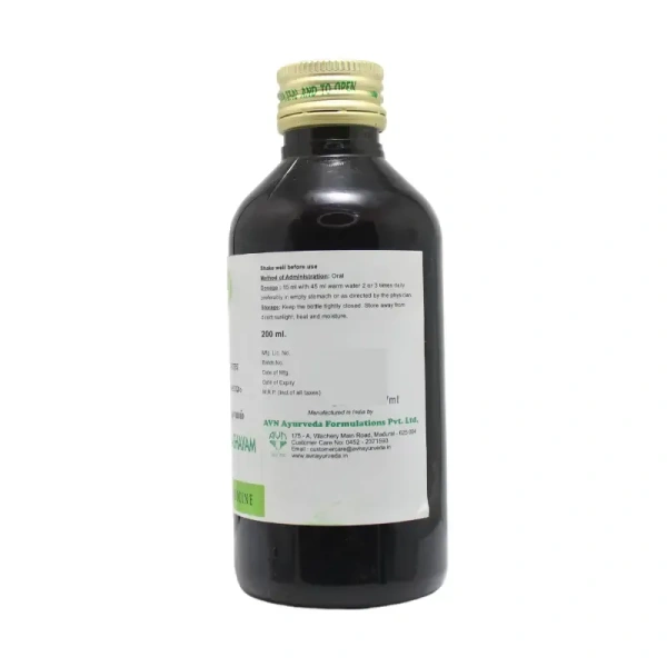 AVN AYURVEDA FORMULA Kalasakadi Kashayam - Avn Ayurveda - 200Ml