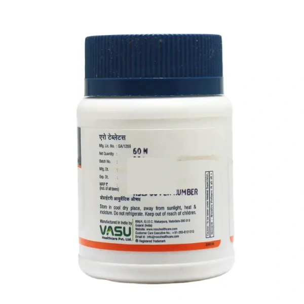 VASU PHARMACEUTICALS Arow Tablets - Vasu - 60 Tablets