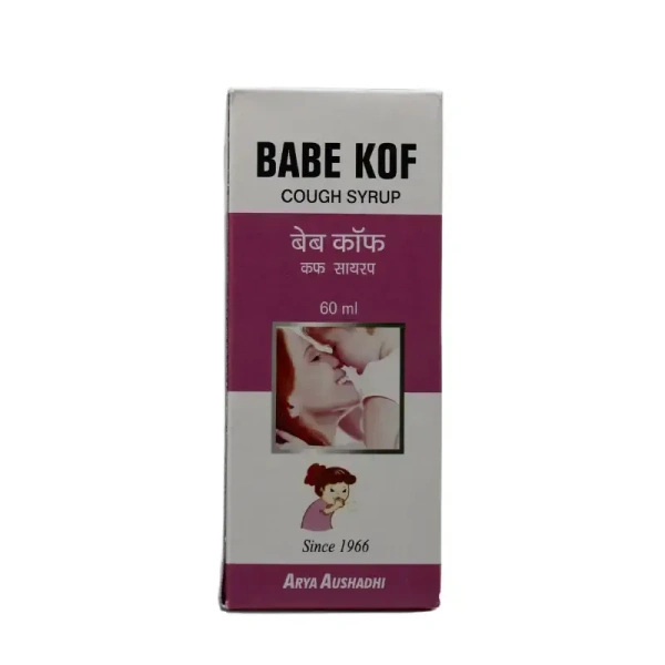 ARYA AUSHADHI Babe Kof Cough Syrup - Arya Aushadhi - 60Ml