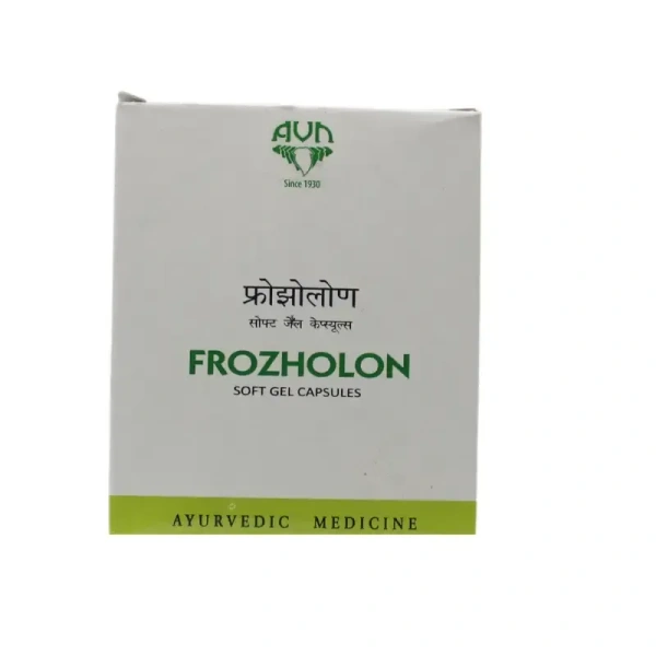 AVN AYURVEDA FORMULA Frozholon Soft Gel Capsules - Avn Ayurveda - 100Capsule