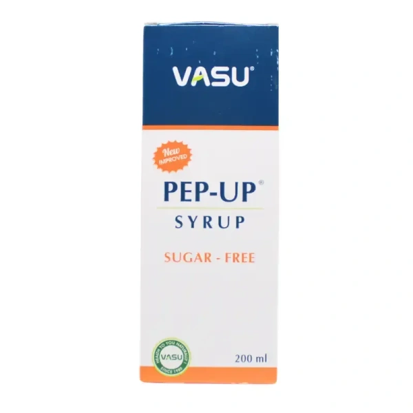 VASU PHARMACEUTICALS Pep Up Syrup Sugar free - Vasu - 200Ml