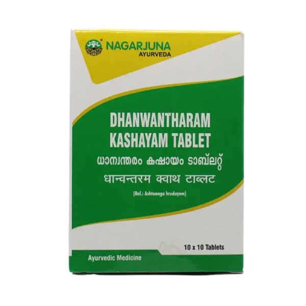 NAGARJUNA  Dhanwantharam Kashayam Tablet - Nagarjuna - 10Tablet
