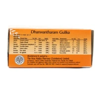 THE ARYA VAIDYA PHARMACY Dhanwantharam Gulika - AVP - 10 Tablets