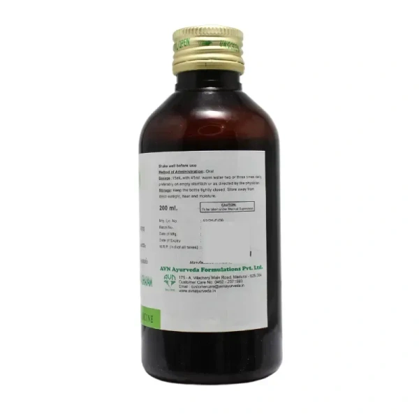 AVN AYURVEDA FORMULA Gulgulutiktakam Kashayam - Avn Ayurveda - 200Ml