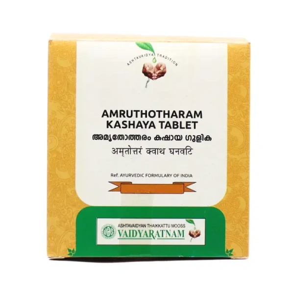 VAIDYARATHNAM Amruthotaram Kashayam Tablet - Vaidyarathnam  - 100Tablet