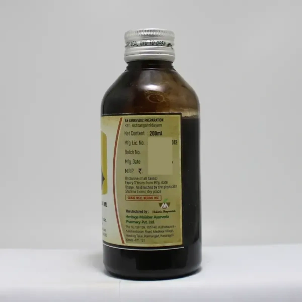 MALABAR AYURVEDA ASH Jeevantiadi Yamakam - Malabar - 200ml