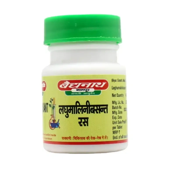 BAIDYANATH Laghu Malini Basant Ras - Baidyanath - 40Tablet