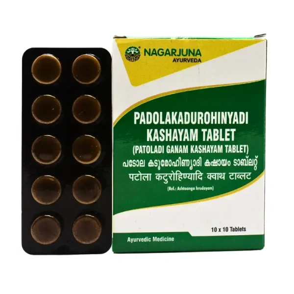 NAGARJUNA  Patola Kadurohinyadi Kashayam Tablet - Nagarjuna - 10Tablet