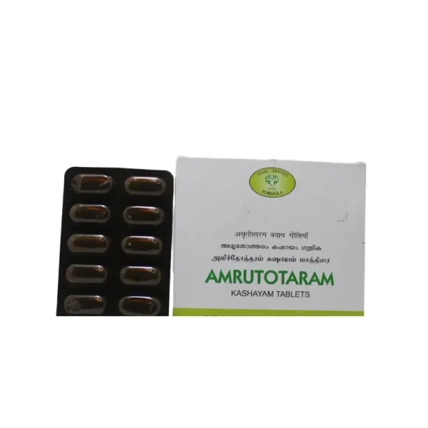 AVN AYURVEDA FORMULA Amrutotaram Kas Tablet - Avn Ayurveda - 100Tablet