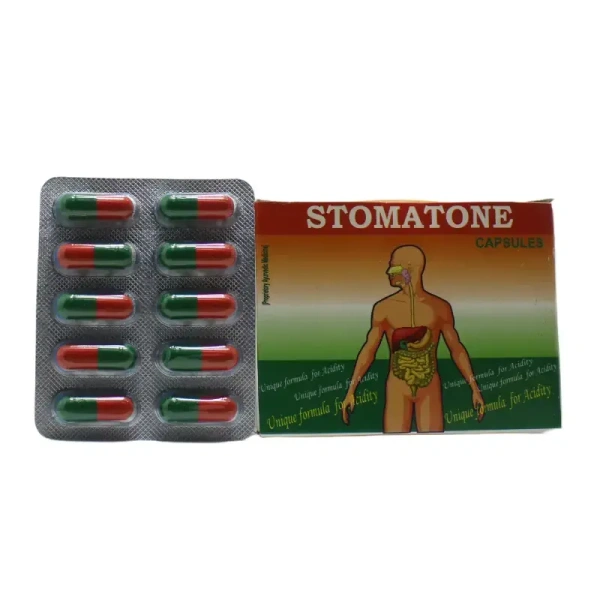 SHREE AYURVEDIC PHARMACEUTICALS Stomatone Capsules - Shree  - 10 Capsules