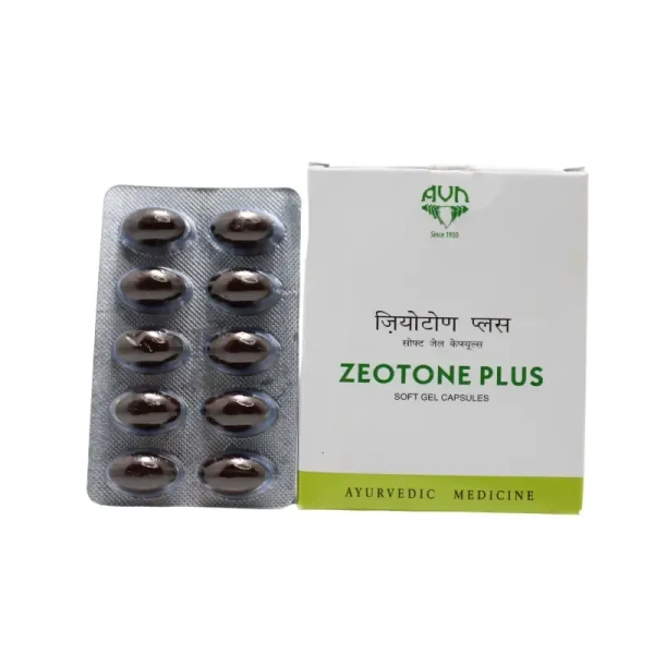 AVN AYURVEDA FORMULA Zeotone Plus Soft Gel Capsule - Avn Ayurveda - 10Capsule