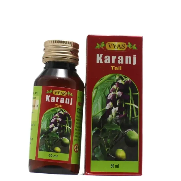 VYAS PHARMACEUTICALS Karanja Tail - Vyas  - 60Ml