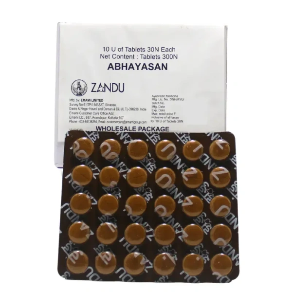 ZANDU Abhayasan Tablet - Zandu  - 300Tablet