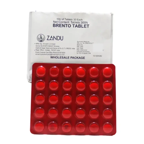ZANDU  Brento Tablet - Zandu - 300Tablet