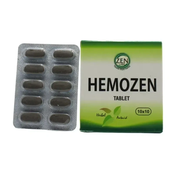 ZEN LABS Hemozen Capsule - Zenlab - 100Tablet