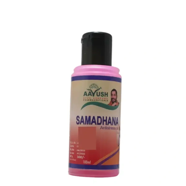 AYUR ASHRAMA PHARMACEUTICALS Samadhana Oil - Ayur Ashrama - 100Ml