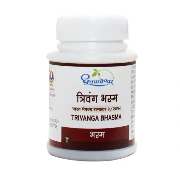 SHREE DHOOTAPAPESHWAR Trivanga Bhasma Tablets - Shree Dhootapapeshwar - 30 Tablets