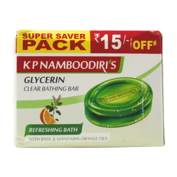 K.P.NAMBOORDIRI  Glycerine Soap. 75Gm-K.P.Namboodiris - 75gm