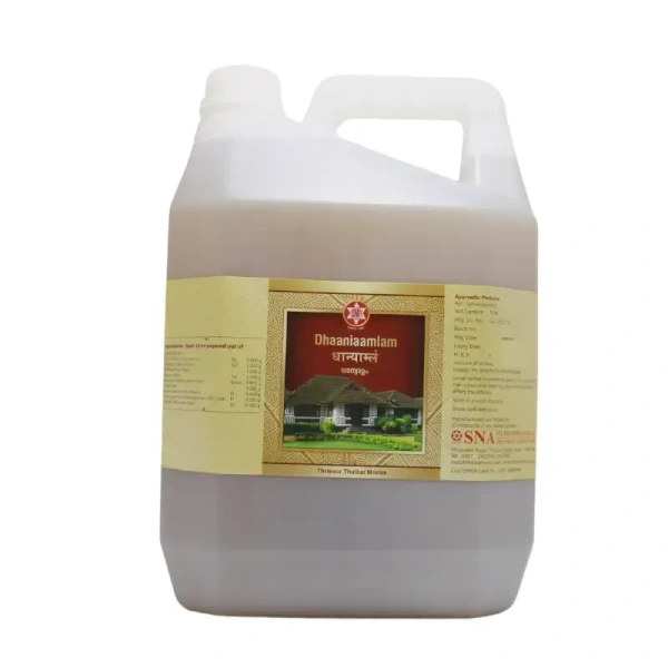 SNA OUSHADHASALA PVT Dhaaniaamlam Kashayam - Sna  - 5L