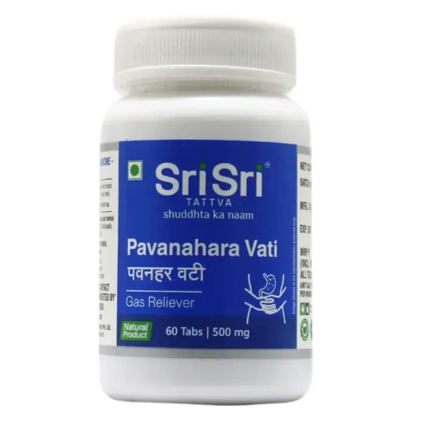 SRI SRI AYURVEDA Pavanahara Vati - Sri Sri - 60 Tablets