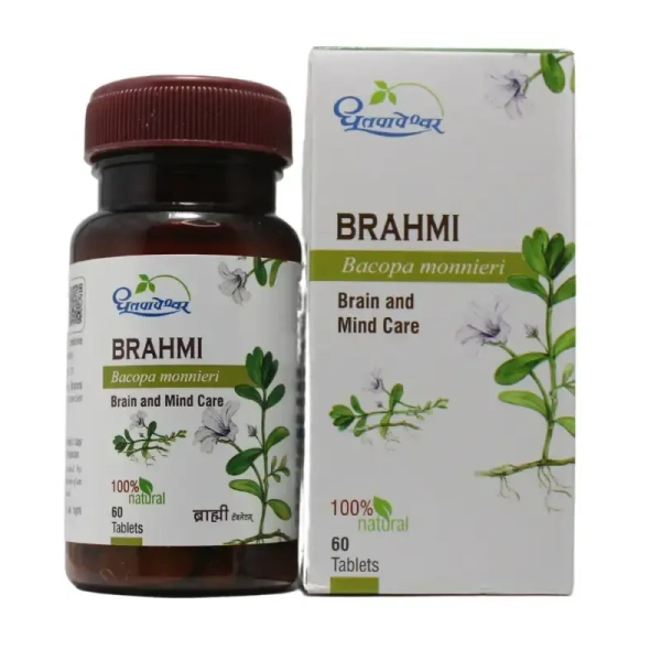 SHREE DHOOTAPAPESHWAR Brahmi Tablet - Dhothapapeshwar - 60 Tablets