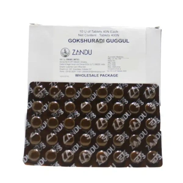 ZANDU  Gokshuradi Guggulu Guti - Zandu - 400Tablet
