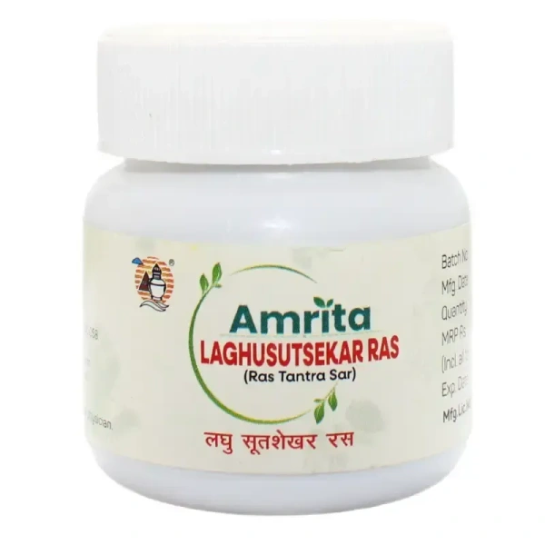 AMRITA DRUGS  Laghu Sutshekhar Ras - Amrita - 60 Tablet