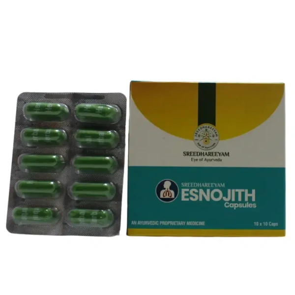 SREEDHAREEYAM Esnojith Capsules - Sreedhareeyam - 10 Capsules