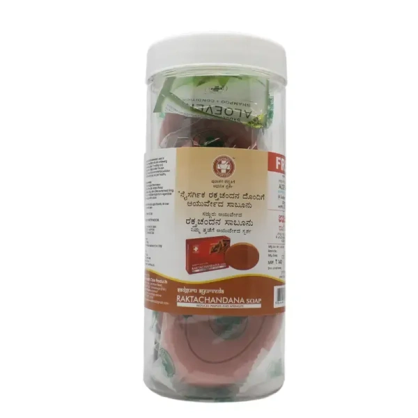 VASAVI HEALTH CARE PRODUCT Raktachandana Soap Combi - Sadguru Ayurveda - 4S