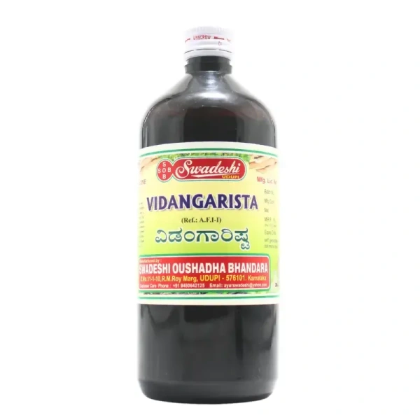 SWADESHI  Vidangarishta - Swadeshi - 450ml
