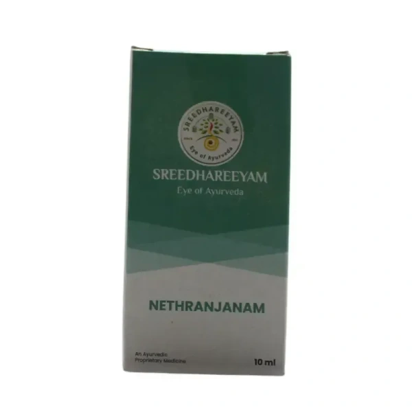 SREEDHAREEYAM Nethranjanam Eye Drops - Sreedhareeyam - 10Ml