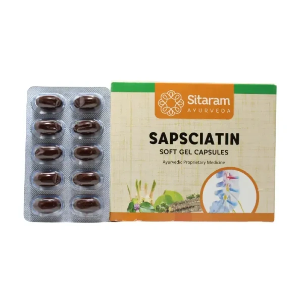 SITARAM AYURVEDA  Sapsciatin Soft Gelatin - Sitaram - 100Capsule
